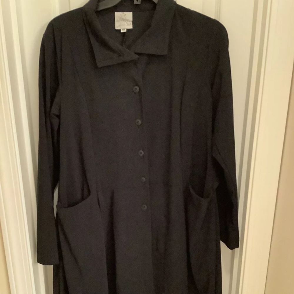 Spirit House Travel Jacket XS Lagenlook Artsy Witchcore Black Grunge